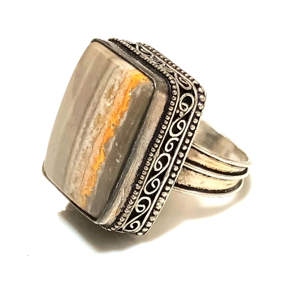 Rare‎ Handmade Tribal Agate Clearance On Women's Wedding Rings For Sale